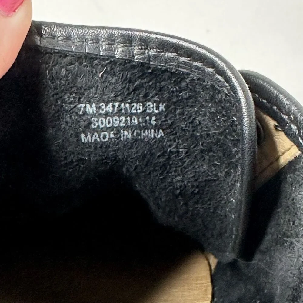 Frye Mindy‎ Low Leather Shoes Black size 7